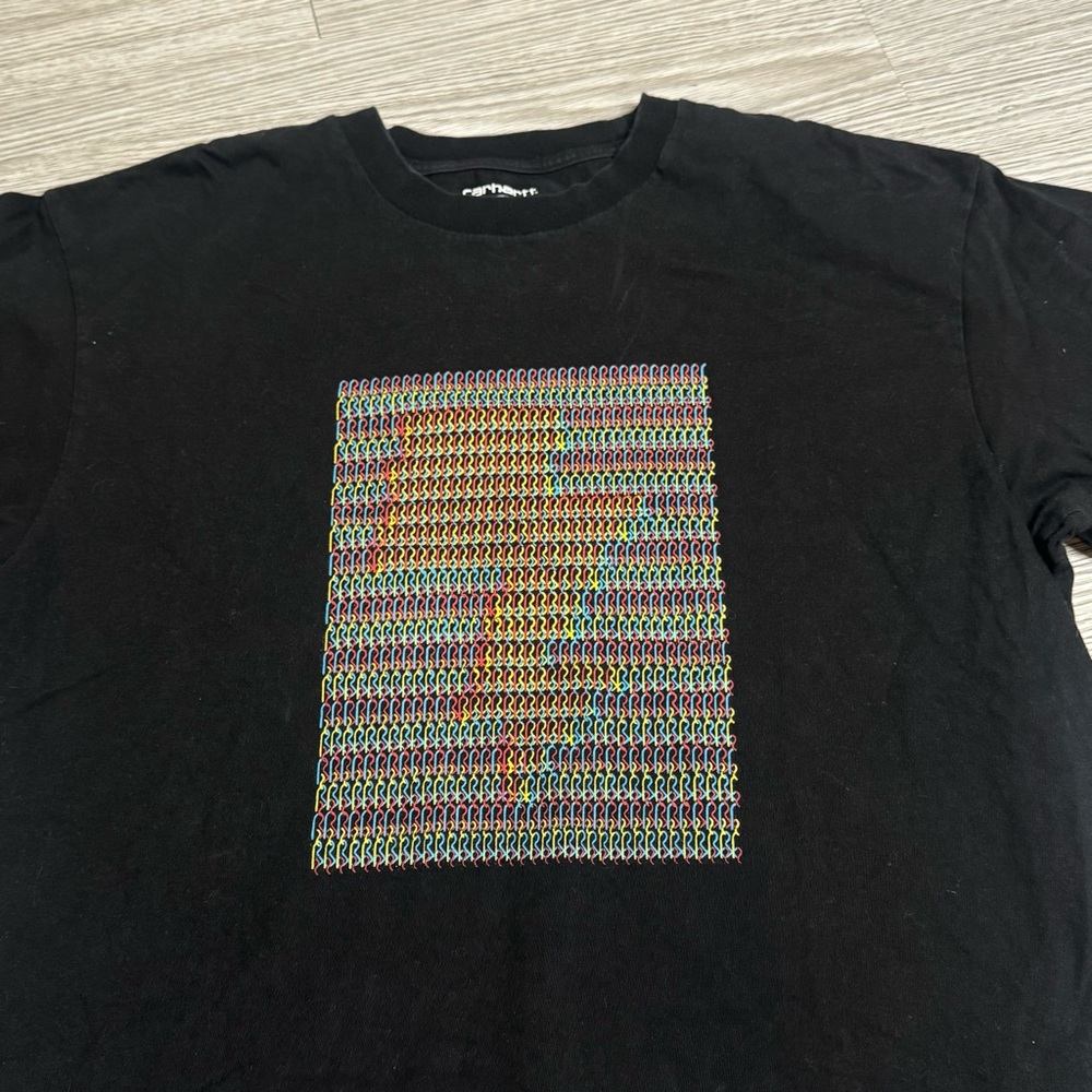 Carhartt Work In Progress WIP Graphic T Shirt Sz Large Relevant Parties
